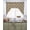 Brown, variant on Beige Moroccan Swag Valances for Windows, Small Curtains Drapes, Morocco Geometric Quatrefoil Lattice Kitchen Window Curtains Over Sink Window Treatment Valance for Bedroom/Bathroom 56"x36"