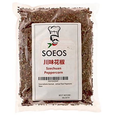 Soeos Authentic Szechuan Peppercorns , Grade A Quality, Less Seeds, Strong Flavor, (16 Ounces)