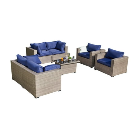 Every Season All Weather Wicker 7 Piece Patio Sectional