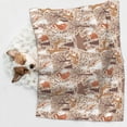 thumbnail image 6 of Yiaed Woodland Animals in Neutral Tones Print Dog Blankets-Cat Blanket Washable for Couch Protection,Puppy Blanket, Soft Plush Reversible Throw Furniture Protector-Medium, 6 of 8
