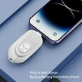 thumbnail image 3 of Mini llavero Power Bank 2 Interfaces de salida Backup Mobile Power 1200mAh (Blanco) Sywqhk Para estrenar, 3 of 3