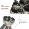 thumbnail image 4 of 1 Set of Japanese Sake Set Sake Serving Set Ceramic Sake Pot Delicate Sake Pot Cups Set, 4 of 4