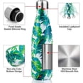 thumbnail image 2 of Stainless Steel Water Bottle, Reusable Insulated Water Bottle BPA Free Stainless Steel Insulated Bottle (Banana Leaf, 500ml), 2 of 4