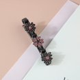 thumbnail image 4 of 4pcs Sparkling Crystal Floral Hair Clips, Braided Hair Clip with 3 Small Clips Plum Flowers Chopped Hairpin Multi Duckbill Clips Hair Barrettes for Hairstyle (Champagne), 4 of 4