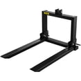 thumbnail image 1 of VEVOR 3 Point Hitch Pallet Fork 2000lbs, Fork Attachment for Category 1 Tractor, 25.5''x22''x41'', Steel Tractor Heavy Equipment Attachment, for Tractor, Skid Steer Loader, 1 of 9