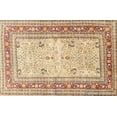 thumbnail image 1 of Ahgly Company Machine Washable Indoor Rectangle Traditional Brown Gold Area Rugs, 5' x 8', 1 of 7
