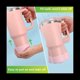 thumbnail image 4 of 2 Piezas de Accesorios de Bota de Copa de Silicona para Vaso de Acero Inoxidable 40Oz 20Oz 30Oz para Botella de Agua Hydro Sport Flask B, 4 of 6