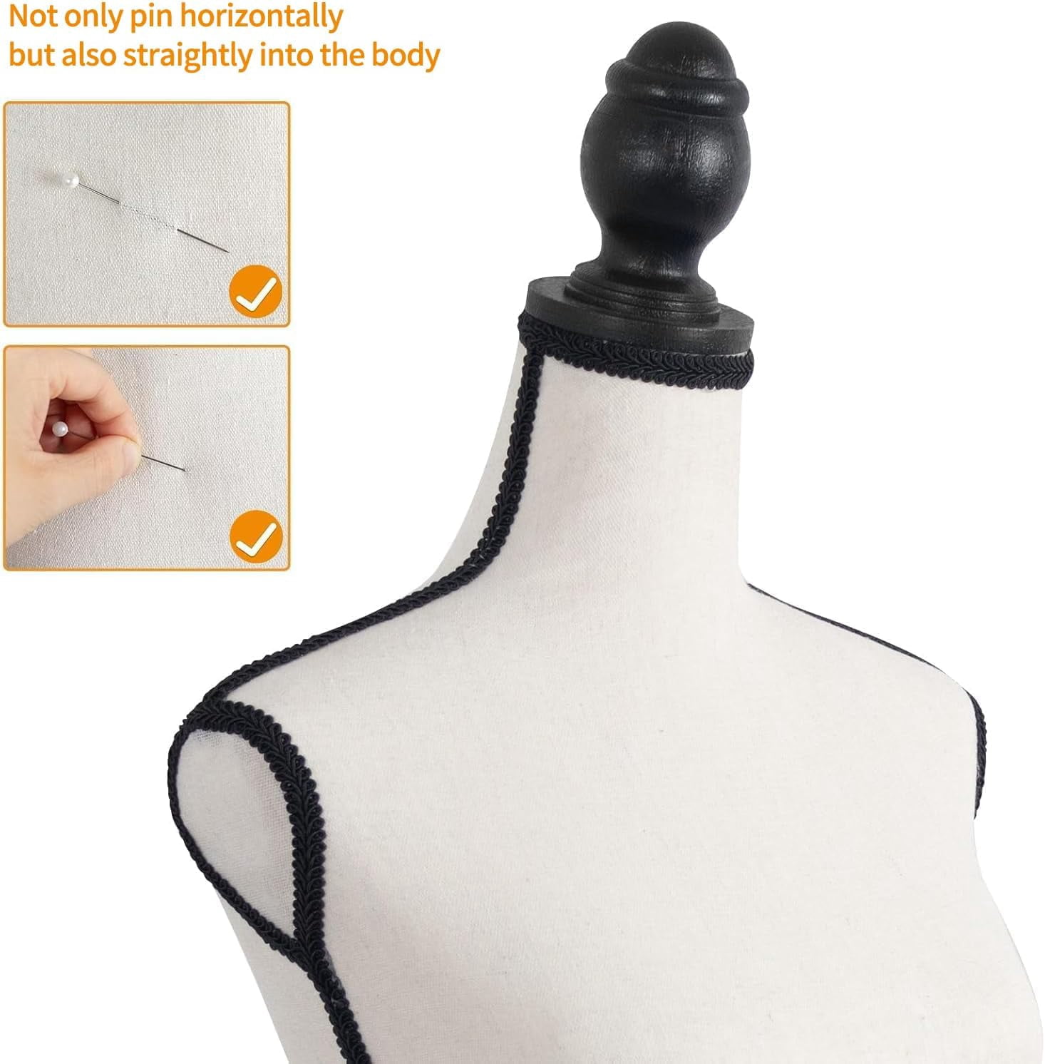 FreeLung Female Mannequin Body with Adjustable Tripod Stand, Beige