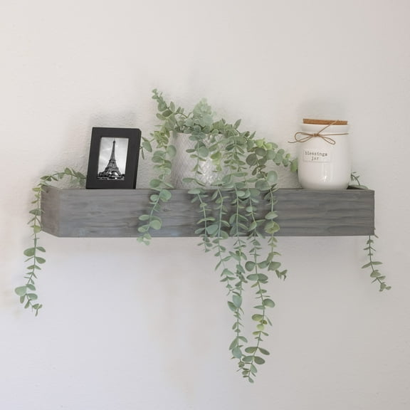 GALLERY SOLUTIONS 22 INCH GREY TEXTURED LEDGE