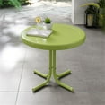 thumbnail image 3 of Crosley Furniture Retro Metal Patio End Table in Key Lime Gloss, 3 of 6