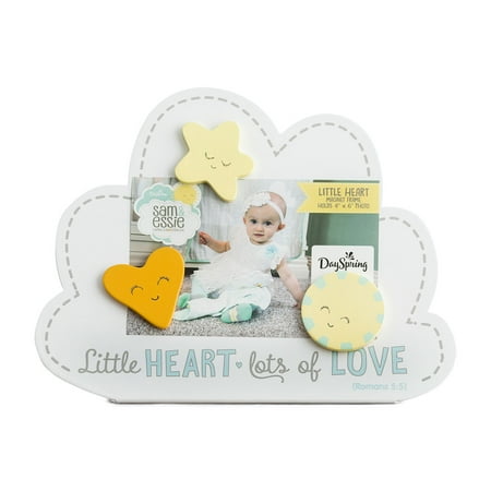 DaySpring - Sam & Essie - Little Heart - Metal Magnet Frame with Magnets