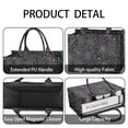 thumbnail image 4 of Large Capacity Tote Bag,Halloween Spider Web with Purple Icons Handbag Fashion Luxury Tote Bag,15.7"x13"x 5.1" Inches,Laptop Compatible, 4 of 6