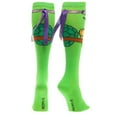 thumbnail image 2 of Teenage Mutant Ninja Turtles Donatello Knee High Socks with Mask Sock size: 9-11, 2 of 4