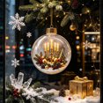 thumbnail image 4 of Christmas Story Ornament Ball, 3.9-Inch Lighted 3D Sphere with Flat Holiday Artwork for Tree, Window, Mantel and Festive Home Decor, 4 of 6
