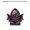 C, variant on B 2D Acrylic Bats Wall Decor Irregular Hanging Gothic Window Ornament For Halloween Spooky Room Decor