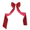 thumbnail image 5 of Dserfhy Large Satin Bow for Backdrop 75" x 18" Giant Bow Ribbon Tie for Wedding Engagement Bachelorette Bridal Shower Christmas Room Wall Door Decor, 5 of 8