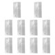 thumbnail image 4 of 50x Reflectores de advertencia genéricos para coche, resistentes, impermeables y adhesivos Blanco, 4 of 9