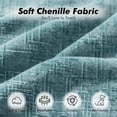 thumbnail image 5 of Homefun 61'' Oversized Chenille Chaise Lounge Chair,No Assembly Indoor Reading Sofa with 3 Pillows for Living Room Bedroom,Blue, 5 of 8