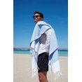 thumbnail image 2 of Smyrna Orientina Series Original Turkish Beach Towel  100% Cotton, Prewashed, 37 x 71 Inches  Peshtemal and Turkish Bath Towel for SPA, Beach, Pool, Gym and Bathroom Denim Blue, 2 of 7