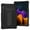 Black/Black, variant on Epicgadget Case for Samsung Galaxy Tab S8 12.4 SM-X800/X806 (2022) - Dual Layer Protective Hybrid Cover Case With Kickstand For Galaxy Tab S8 Plus 12.4 Inch Released in 2022 (Navy Blue/Blue)