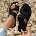 thumbnail image 2 of MIASHUI Womens Flip Flop Slippers Lightweight and Soft Walking Beach Sandals,Black,7.5, 2 of 7
