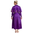 thumbnail image 3 of TiaoBug Clergy Robe for Women Button Down Clergy Dress Cassock Pulpit Church Minister Vestment Liturgical Gown Purple XL, 3 of 7