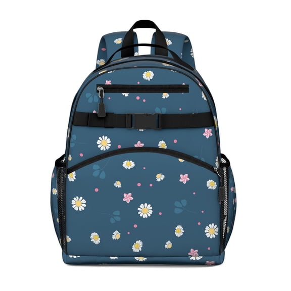 Daisy with Inspirational Quote Backpack - Spine-Protecting Ergonomic Design for Heavy Loads