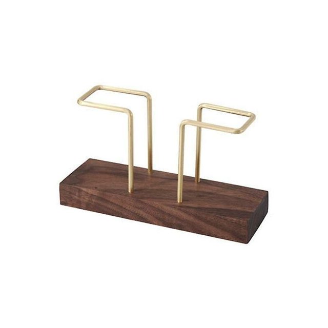 Soporte clásico para toallas de papel, soporte para palillos de dientes, servilletero de madera maciza, servilletero creativo de nogal, sencillo para hotel, B&B, cafetería