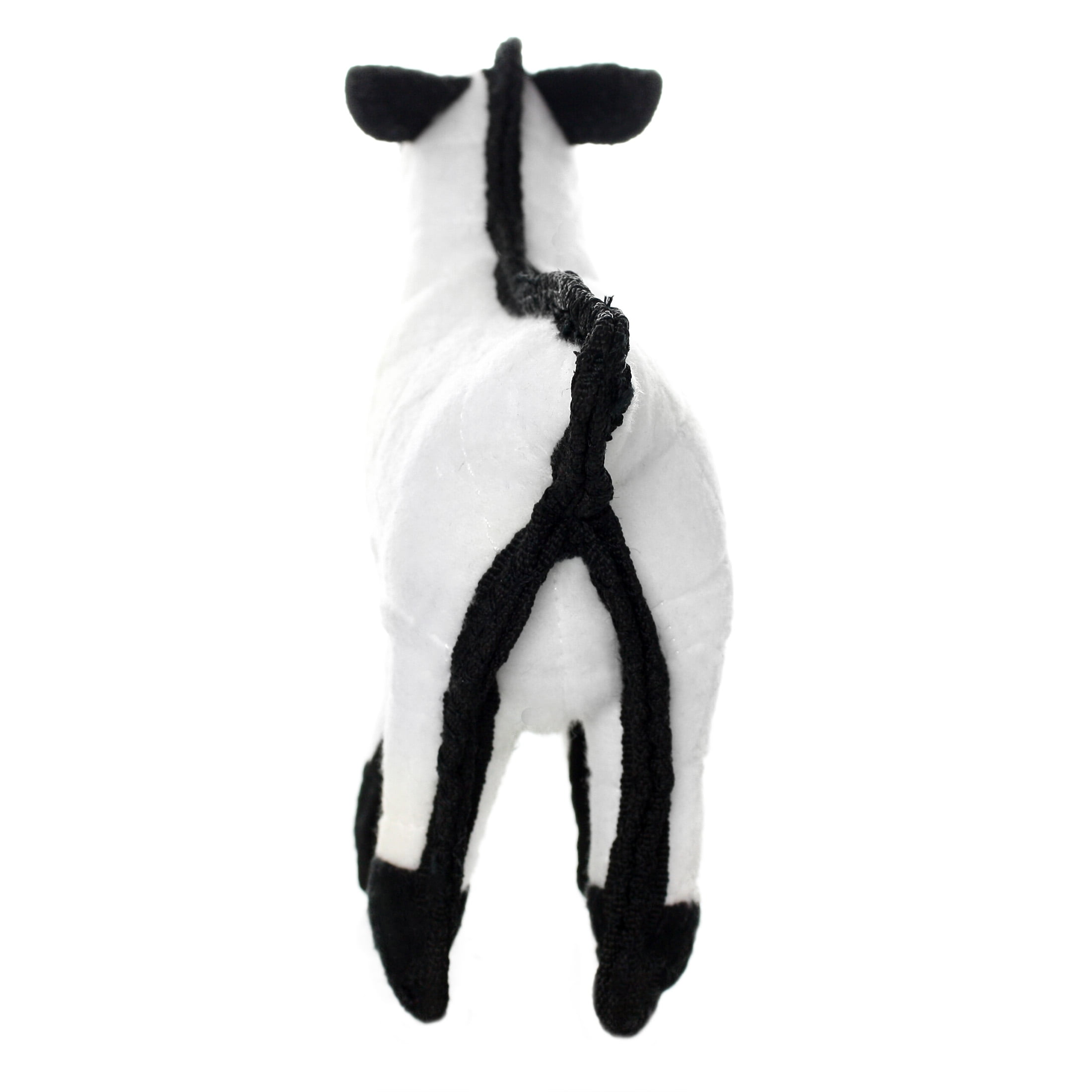 Tuffy Jr Barnyard Sheep Durable Plush Squeaky Dog Toy