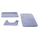thumbnail image 5 of Alfombra de baño de 3 piezas con forma de U, antideslizante, para baño y spa violeta claro, 5 of 7