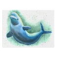 thumbnail image 2 of Beluga Whale, Natural Colors (1000 Piece Puzzle, Size 19x27, Challenging Jigsaw Puzzle for Adults and Family, Made in USA), 2 of 4