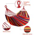 thumbnail image 4 of Sooair Hamaca para Acampar al Aire Libre, Hamaca para Acampar Ultraligera, Hamaca de Jardín con Carga de 300 kg, Hamaca de Viaje con 2 x Correas de Nylon para Viajes en el Jardín (Rojo) Xemadio JH-0012, 4 of 7