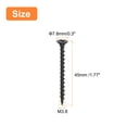 thumbnail image 2 of M3.8x45mm 100Pack Phillips Drive Wood Screws, Carbon Steel Self Tapping Screws, 2 of 5