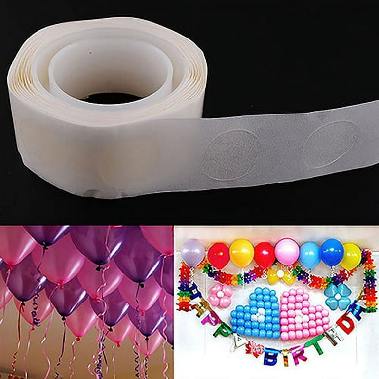 Quality 100 Double Sided Super Sticky Balloon Sticker Dots Party