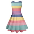 thumbnail image 5 of Robes de Printemps pour Filles Robe Évasée Sans Manches Teinture sur Nœuds Robe de Princesse pour Filles, 5 of 5