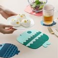 thumbnail image 3 of Silicone Placemat, Trivet for Hot Pots and Pans, Hot Pads for Table & Kitchen Countertop, Heat Resistant Trivet for Hot Dishes & Teapot,Soft Non-Slip Modern Kitchen Trivets Mat, 3 of 8