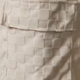 thumbnail image 7 of WRFWUL Men's Checkerboard Textured Cargo Shorts Elastic Waist Drawstring Wide Leg Shorts Summer Comfy Knee Length SweatShorts, 7 of 7
