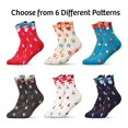 thumbnail image 2 of Cute Holiday Pattern Socks (Adult Medium - Women's Shoe Sizes 5-10), 2 of 8