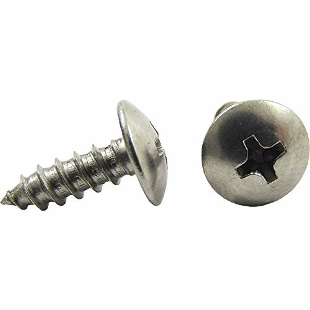 8 X 1/2" Truss Head Wood Screw Stainless Steel, 100pc, Choose Size/Type