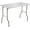 48*24*33.5, variant on Senfot 48 x 30 x 33.5 Inch Folding Stainless Steel Workbench, Curved Table Legs Four Corner Radian Design, No Bottom Rack with Adjustable Metal Foot Pads