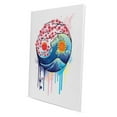 thumbnail image 2 of WIRESTER Canvas Prints Art Poster, Cherry Blossom Waves Yin Yang, 8 x 10 inch Gifts Wall Home Decoration Canvas Artwork Poster, 2 of 7