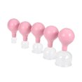 thumbnail image 2 of Pink Silicone Body Massage Cups for Home Health Care Classical Removable Tops 5 Set, 2 of 8