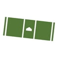 thumbnail image 2 of Lipstore Baseball and Softball Hitting Mat Wear Resistant for Beginner Friends and Family green, 2 of 8