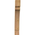 thumbnail image 2 of 5 1/2"W x 28"D x 40"H Merced Smooth Knee Brace, Western Red Cedar, 2 of 4