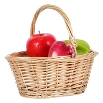 AURARMLET Elegant Shopping Basket with Handle for Picnic Use 1Pack Transporting Food Outdoors