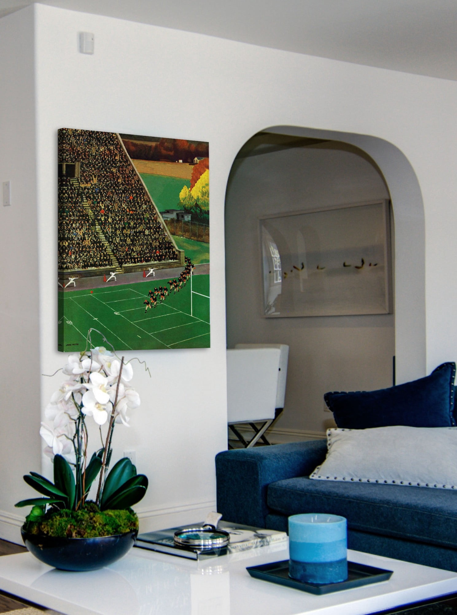 Marmont Hill Onto the Field by John Falter Painting Print on Canvas