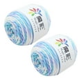thumbnail image 1 of Under 10 DIY Knitting DIY 2pc Crochet Kit Yarn 5 of Rainbow Cotton Crochet DIY Sweater Scarf Line Cotton Wool Thread Cozy Cotton Wool Knitting Braided DIY Crochet, 1 of 1