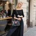 thumbnail image 5 of FORMRS Women Crossbody Purse with Chain Strap Vegan Leather Shoulder Handbag, Red Jellyfish, 5 of 7