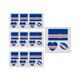 thumbnail image 2 of Uuiauoio 10 pcs Temporary Football Tattoo Stickers Set of 10 for Match Party Fan Celebration Face Body Art Decoration Sport Themed Supplies, 2 of 6