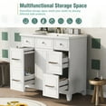 thumbnail image 3 of 36" Bathroom Vanity Cabinet With Sink Top Combo Set Space-Saving Bathroom Storage Cabinet With Soft Closing Door Drawer, 3 of 8